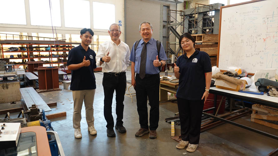 คณะผู้แทนจาก (NTUT) เยี่ยมชมภาควิชาวิศวกรรมโยธา มจธ. เสริมสร้างความร่วมมือทางวิชาการ