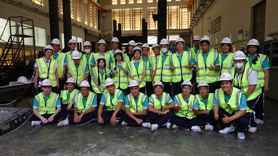 ภาควิชาวิศวกรรมโยธา มจธ. ต้อนรับคณะศึกษาดูงานจากโรงเรียนมารีย์วิทย์ จังหวัดชลบุรี