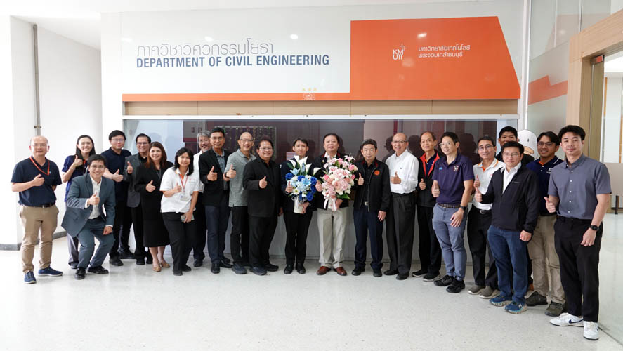 คณะวิศวกรรมศาสตร์ มจธ. เดินสายพบภาควิชาวิศวกรรมโยธา ร่วมรับฟังทิศทางและกลยุทธ์การดำเนินงาน